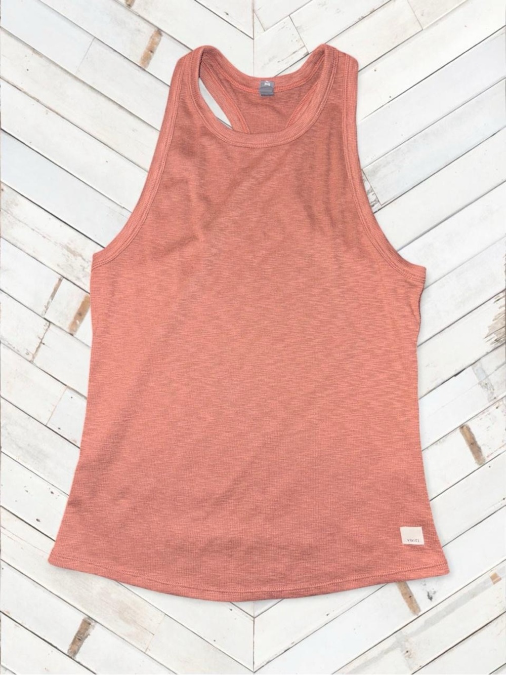 Vuori Rusty Coral Ribbed Tank